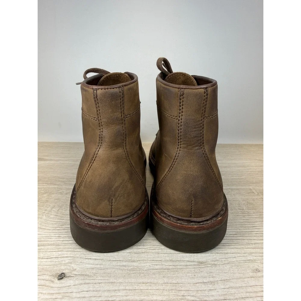 90s Mephisto Mens 8.5 Chukka Boots Oiled Leather Brown Air Jet Goodyear Welt